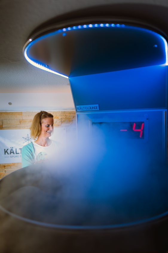 Drei Minuten dauert die Anwendung bei bis zu minus 150 Grad.