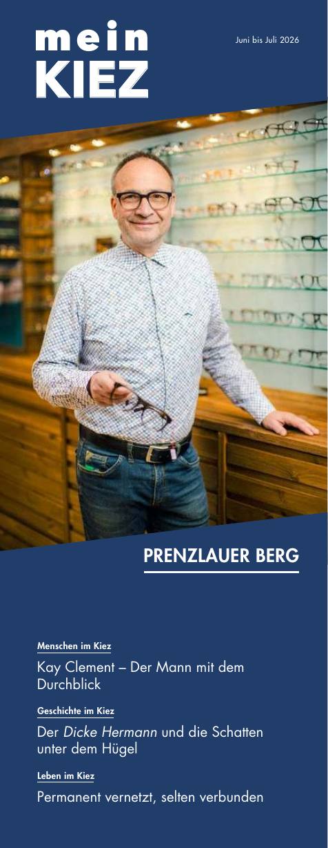 Cover meinKiez Prenzlauer Berg, Juni / Juli 2026