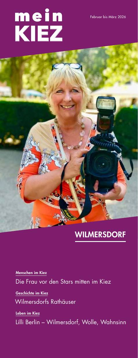Cover meinKiez Wilmersdorf, Februar / März 2026